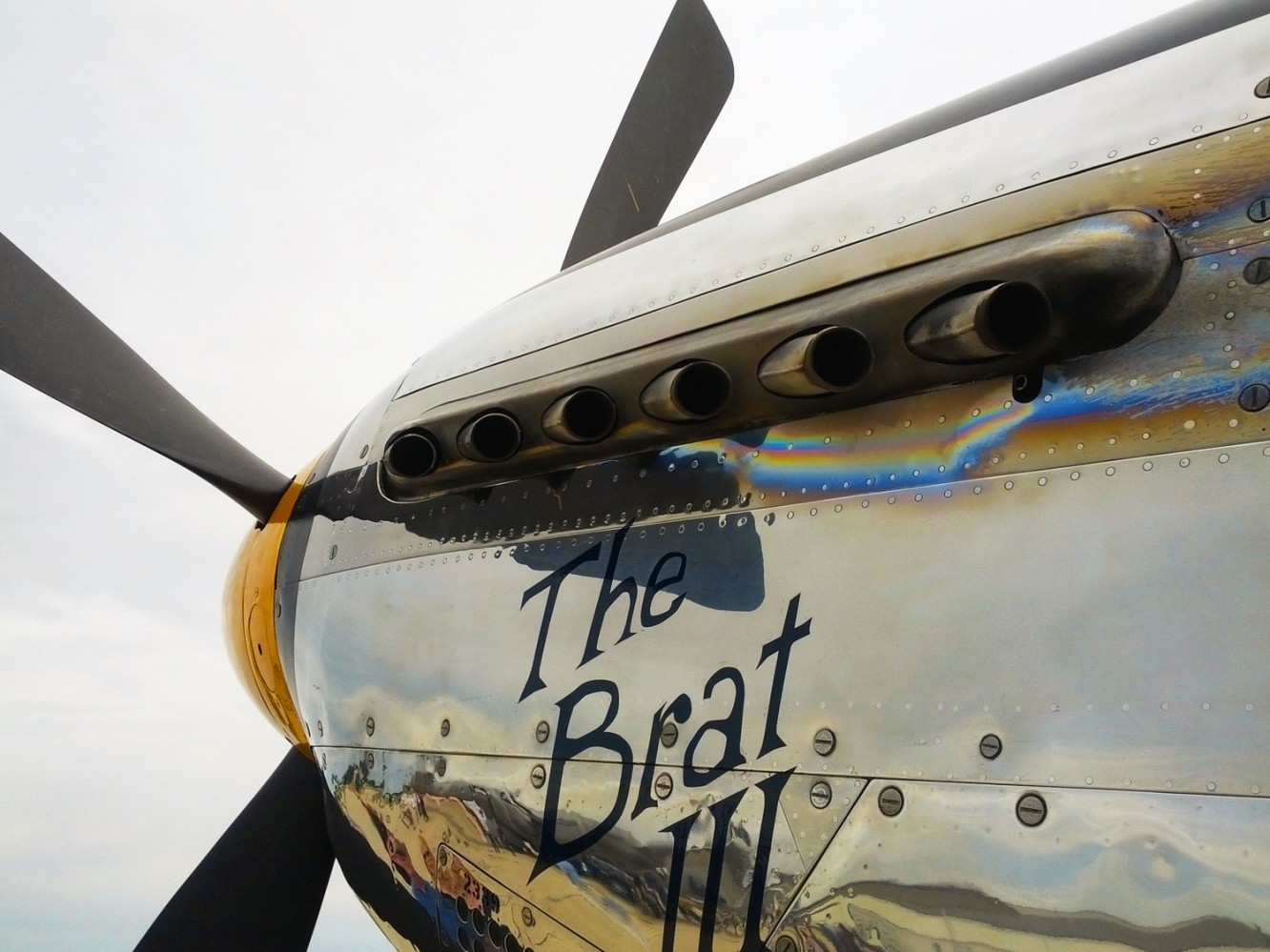 Boeing B-29 Superfortress and friends 2012 - P-51 bomber 1