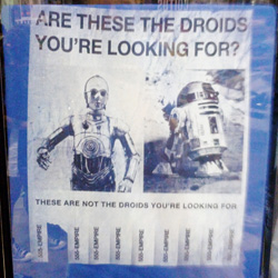 Chicago Comic Con 2012 - Chicago Comic Con 2012 - Are these the droids flier