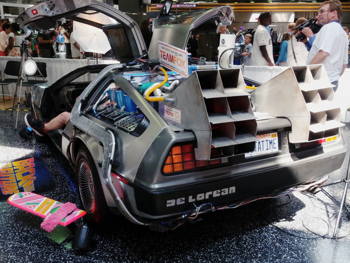 Chicago Comic Con 2012 - Back to the Future DeLorean 2