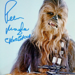 Chicago Comic Con 2012 - Chewbacca Picture Autographed by Peter Mayhew