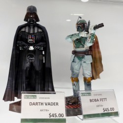 Chicago Comic Con 2012 - Chicago Comic Con 2012 - Darth Vader and Boba Fett action figures