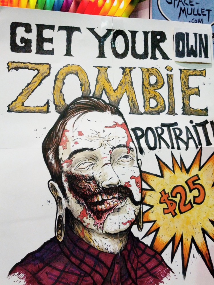 Chicago Comic Con 2012 - Zombie portraits