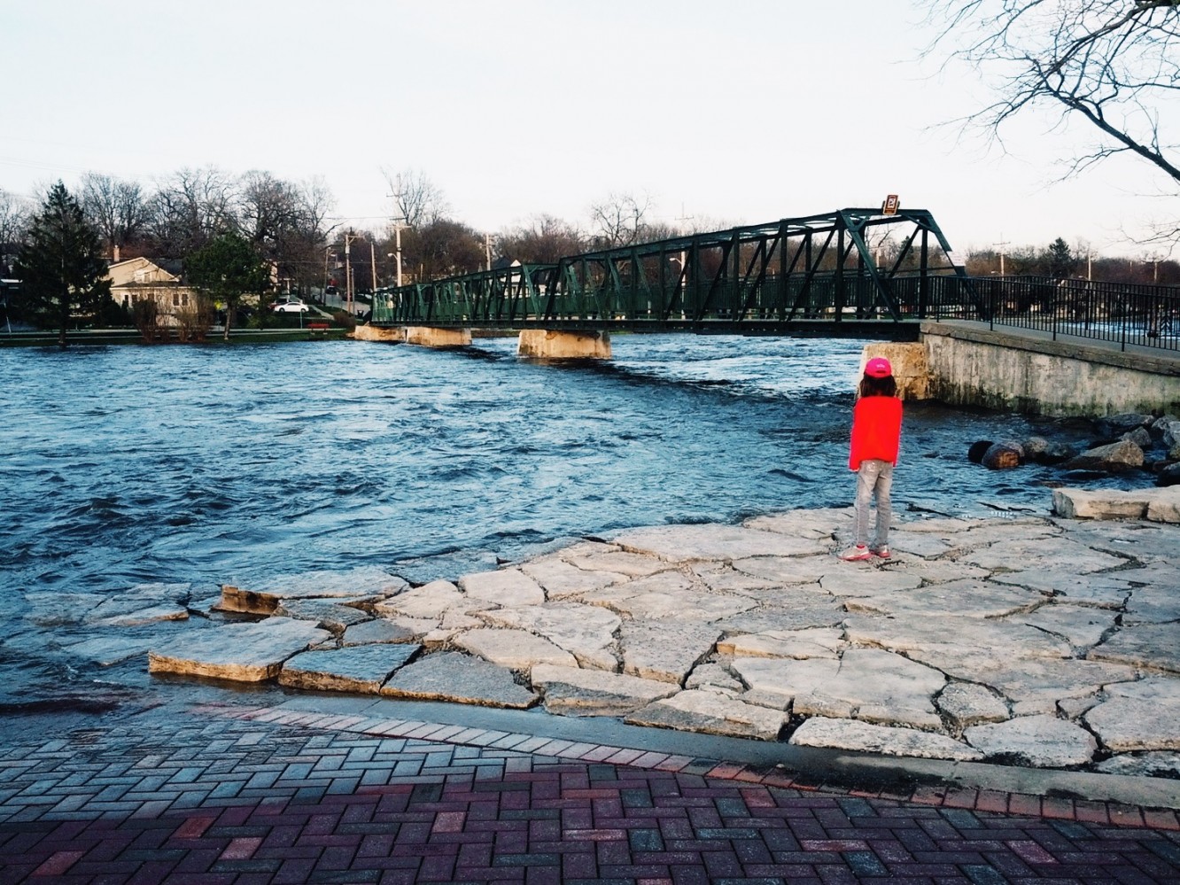 Rising Fox River waters 2013 - 06