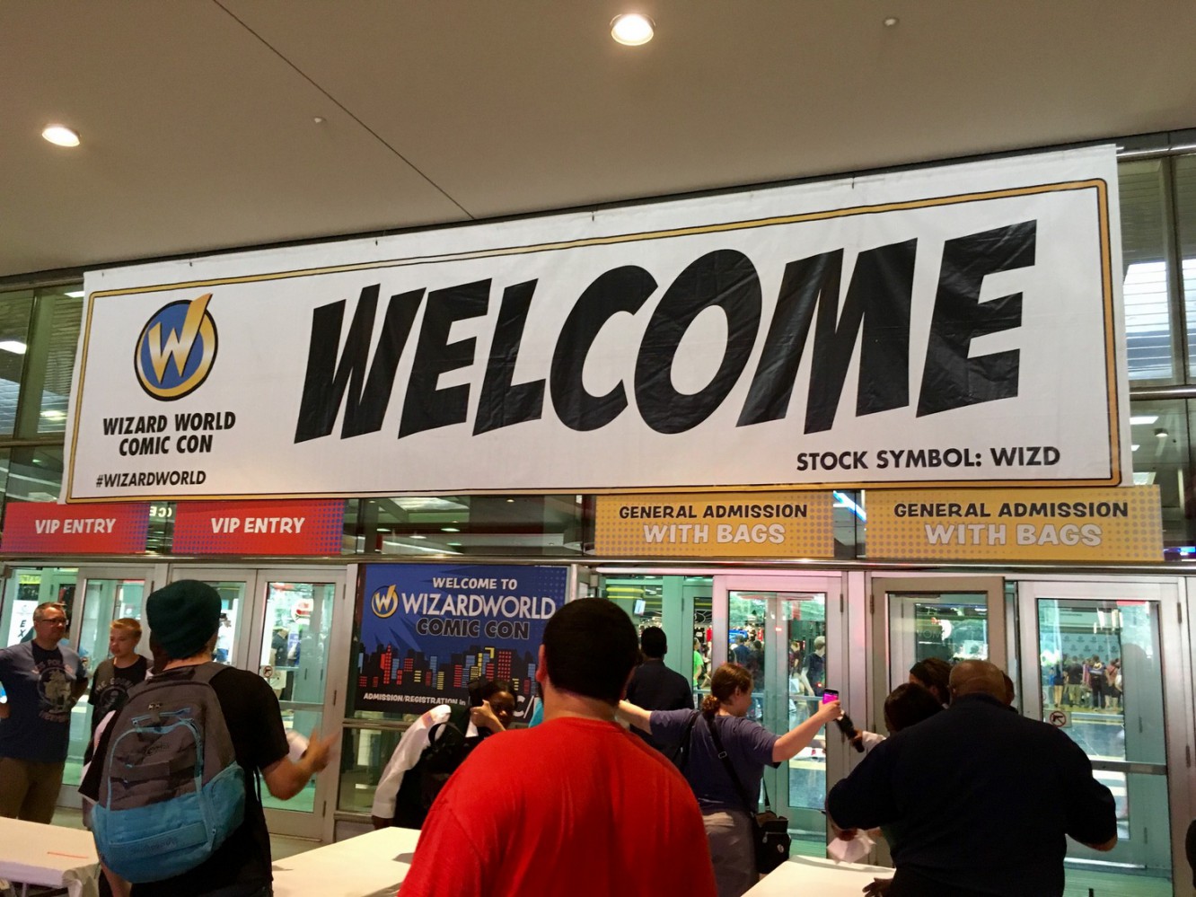 Chicago Comic Con 2016 - Welcome banner
