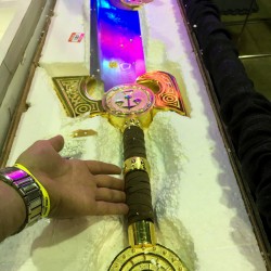 Chicago Comic Con 2016 - Chicago Comic Con 2016 - colorful sword