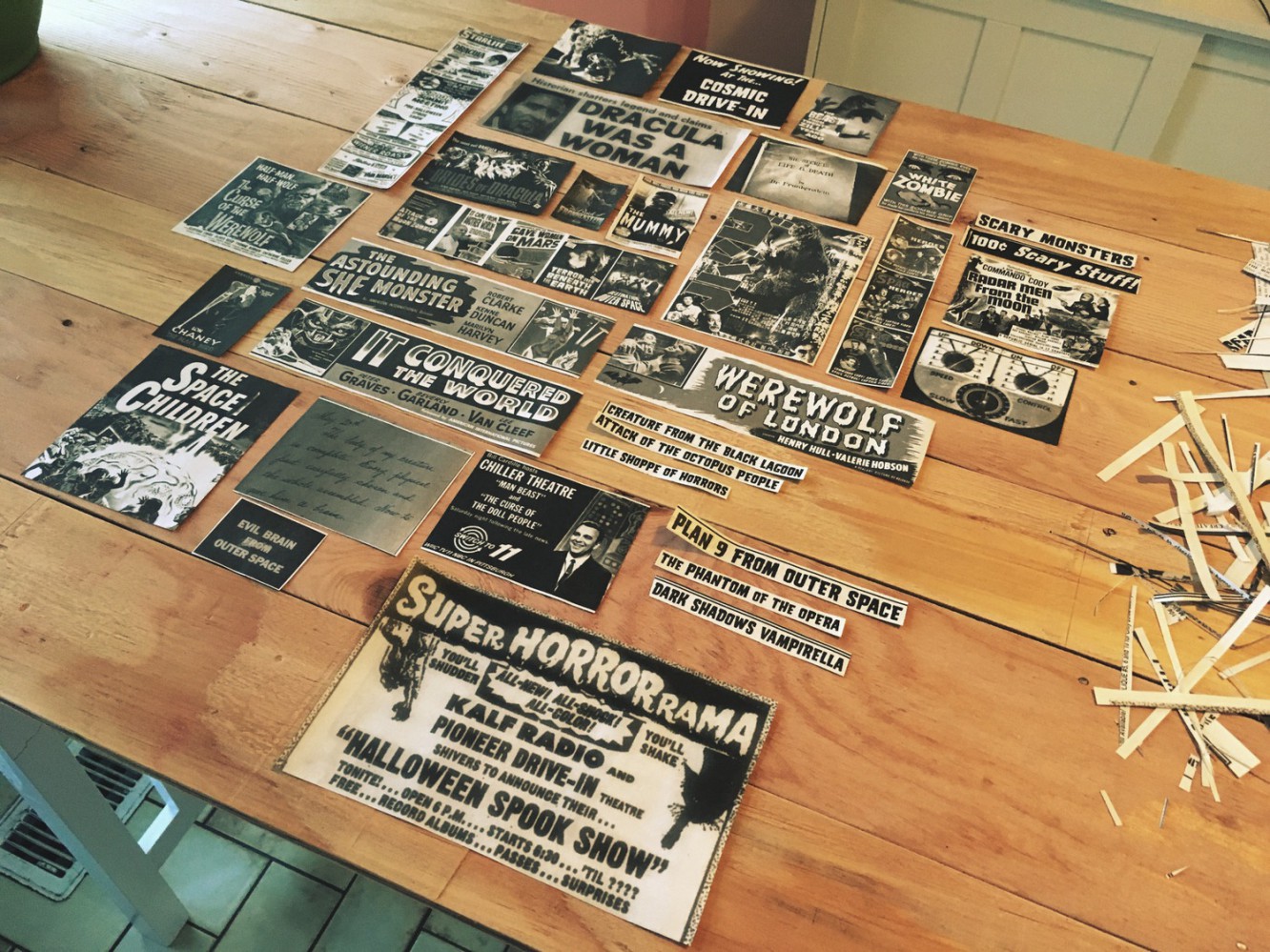 Kitchen table horror edition 2016 - 2