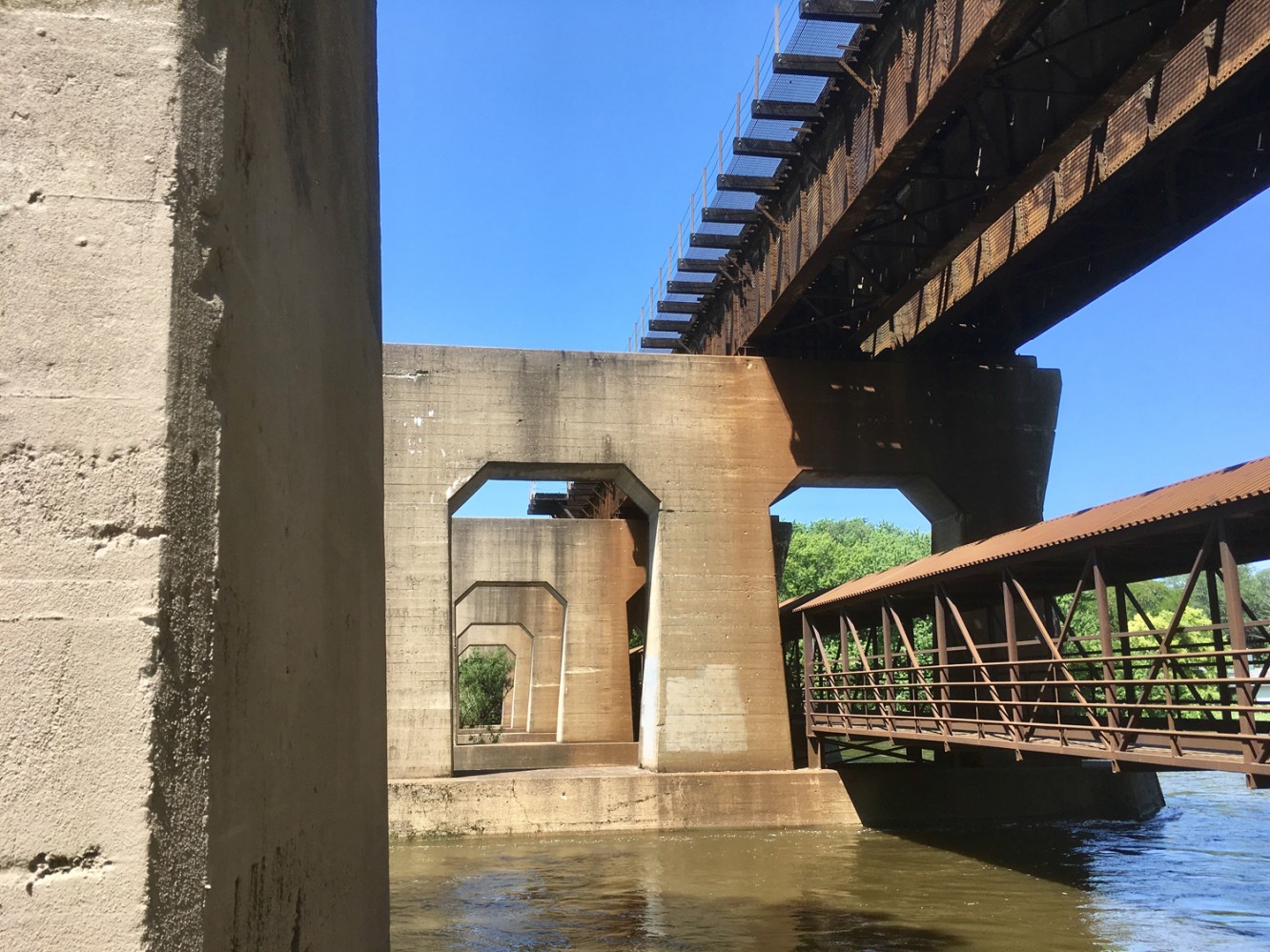 Fabyan Nature Walk 2017 - 03 - Train bridge