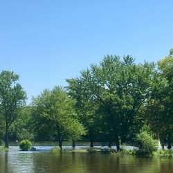 Fabyan Nature Walk 2017 - Fabyan Nature Walk 2017 - 10 - Fabyan pennisula flooded