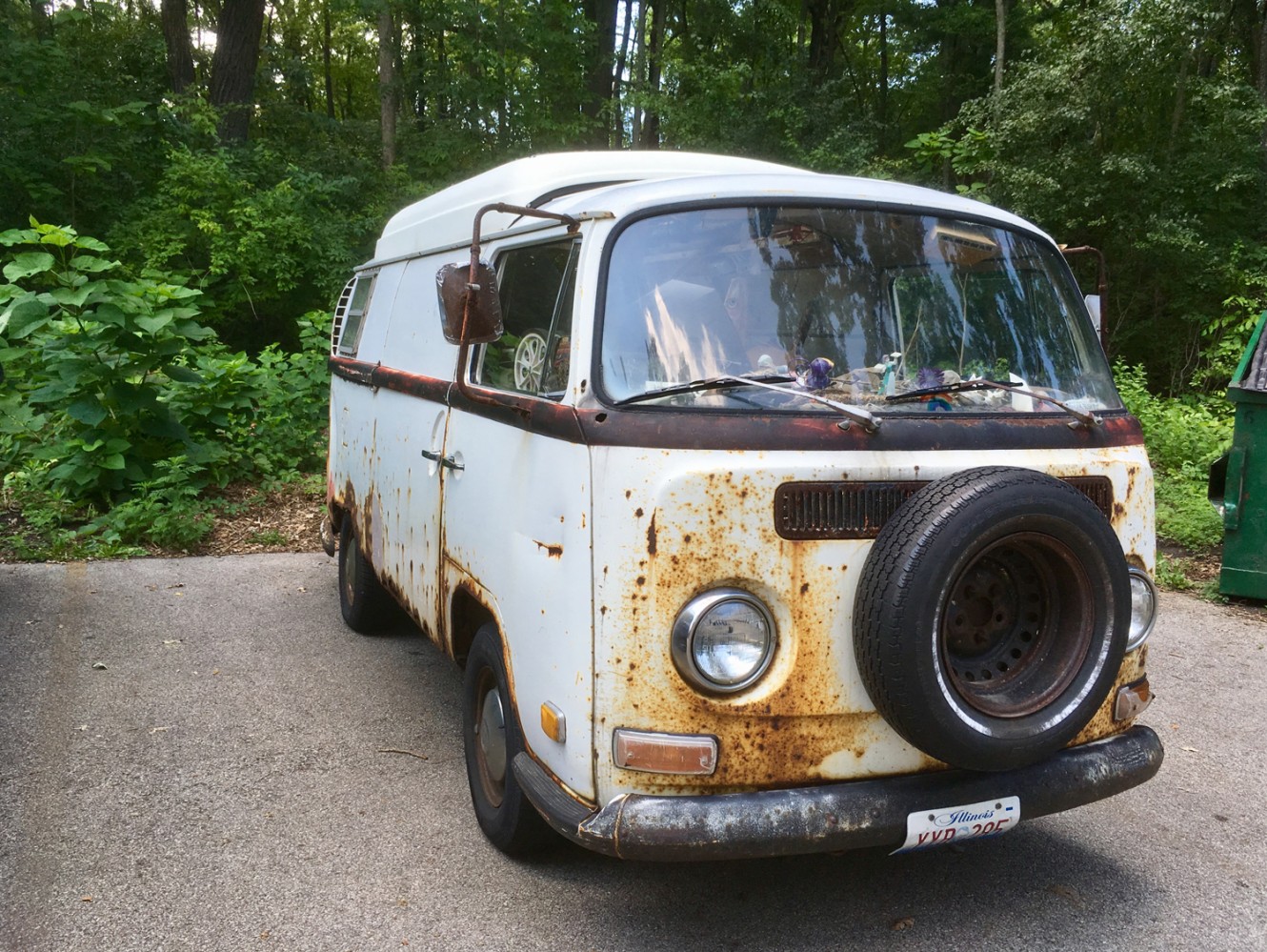 Fabyan Nature Walk 2017 - 16 - More of the rusted VW van