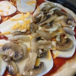 Homemade pizza, first time