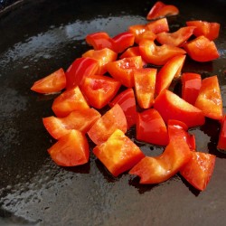 Saturday breakfast burrito build 2017 - Saturday breakfast burrito build 2017 - 01 - peppers