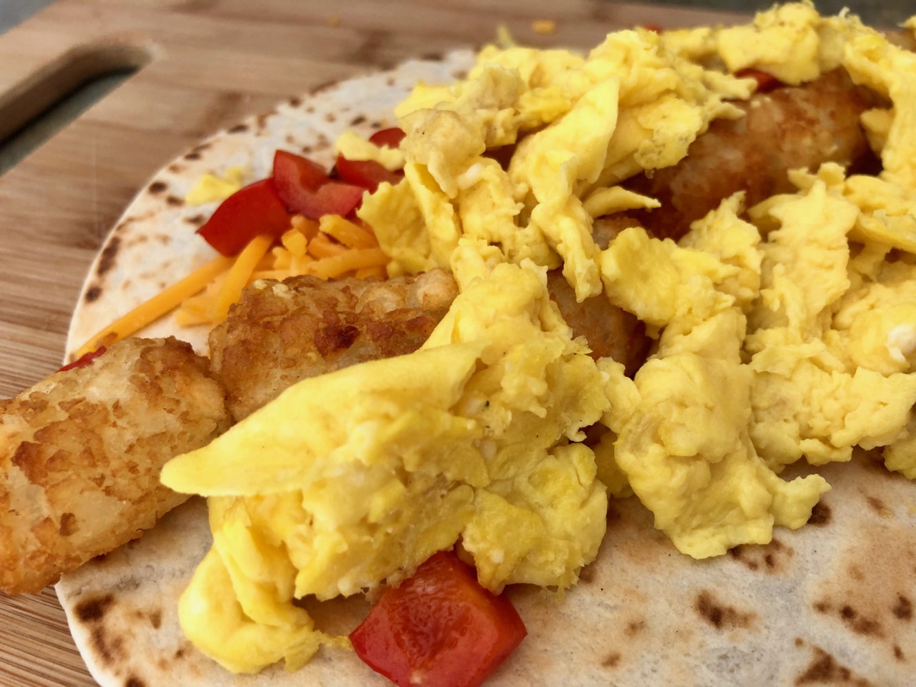 Saturday breakfast burrito build 2017 - 05 - all together