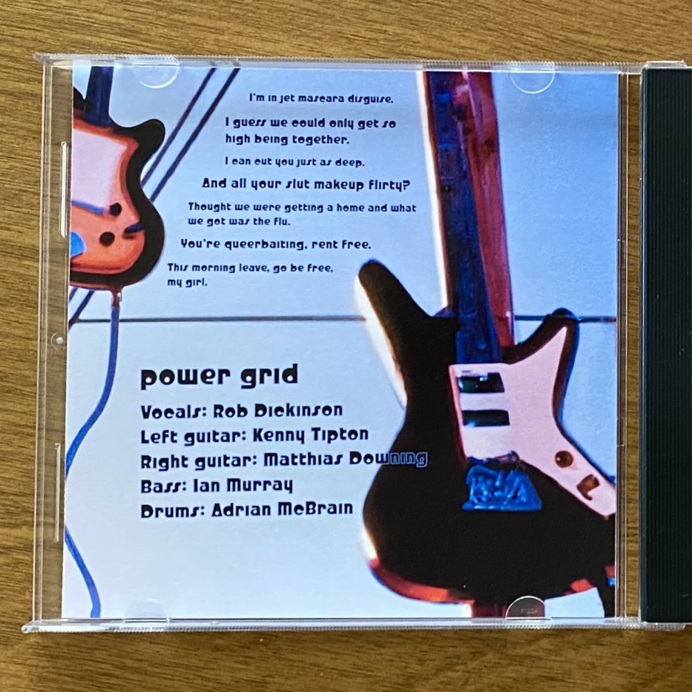 tcr! - power grid - CD inside left