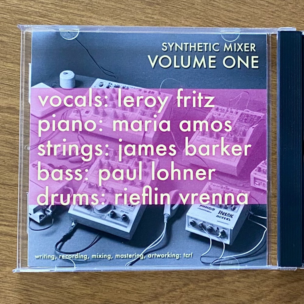 tcr! - synthetic mixer, volume one - CD inside left