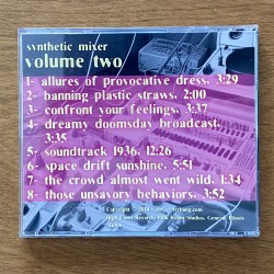 Synthetic Mixer, Volume Two - tcr! - synthetic mixer, volume two - CD back