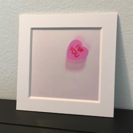 Candy Valentine Heart - photo print