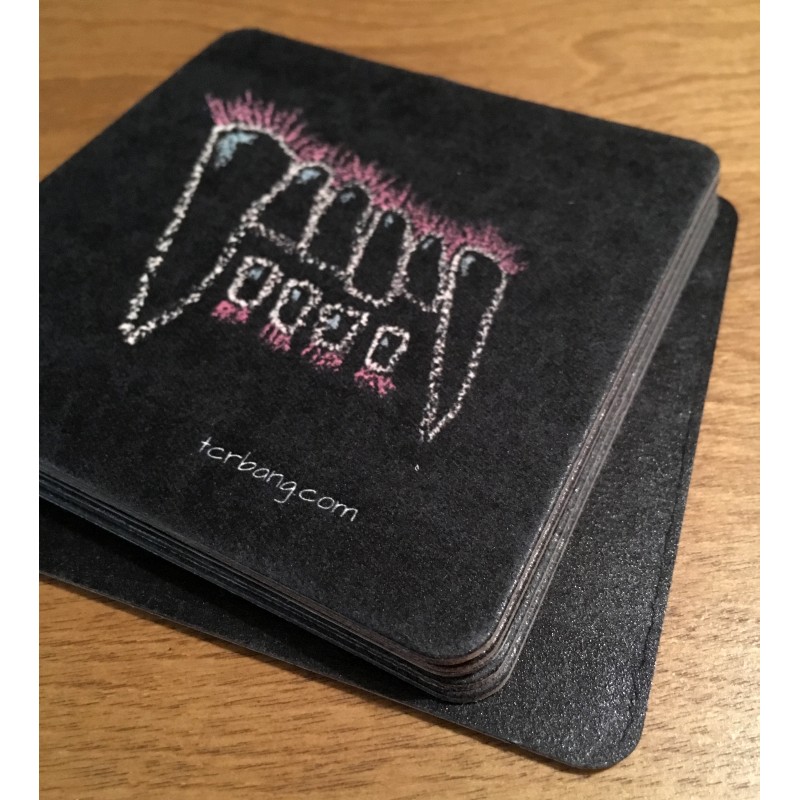 A 50s Vampire with 2 drummers - coaster set - Primary Image