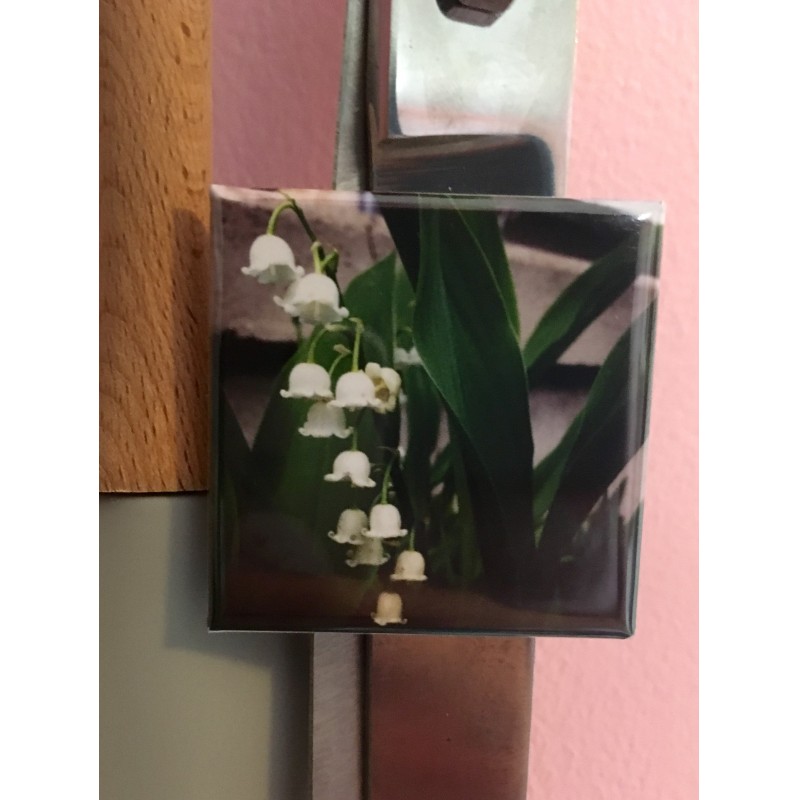 Adorable Lily of the Valley - 2 inch magnet - Additional Image 4