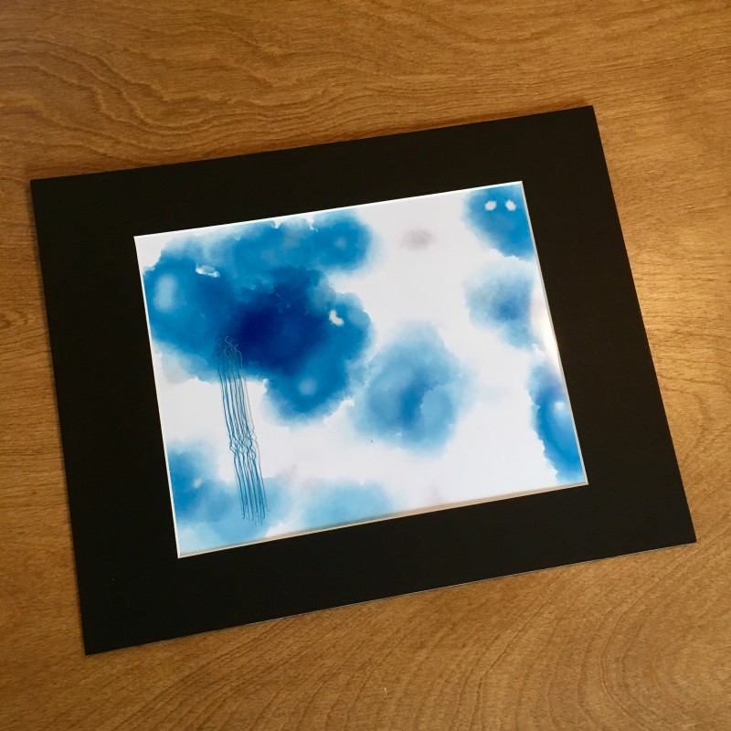 Blue clouds leaking - photo print - Additional Image 4