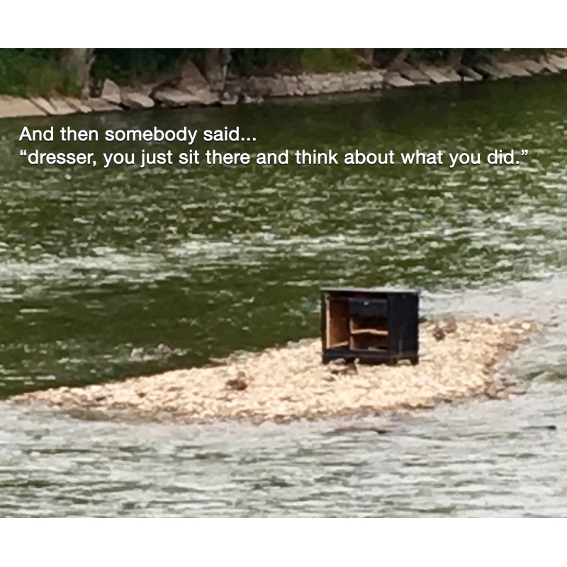 Dresser, you just sit there and… - photo print - Primary Image