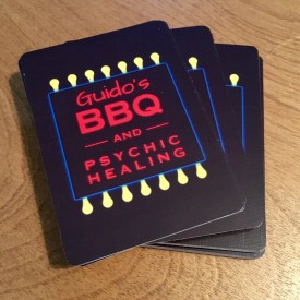 Guido’s BBQ and Psychic Healing - playing cards