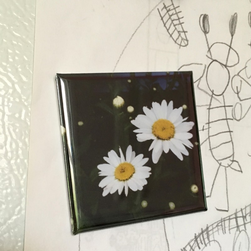 Happy lazy, daisy - 2 inch magnet - Additional Image 3