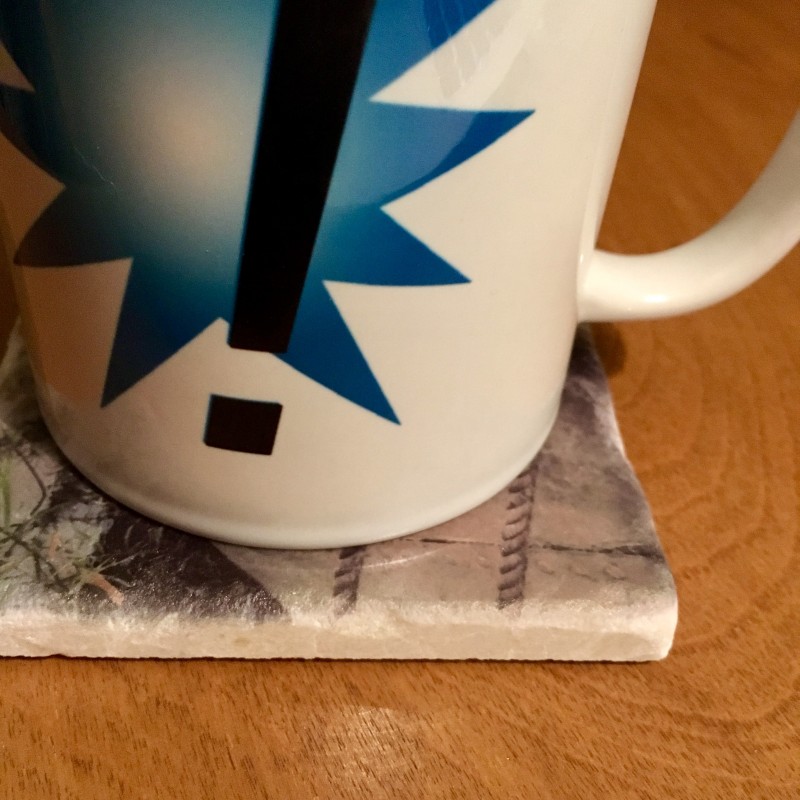 Old man boat - marble coaster - Additional Image 3