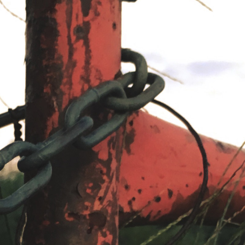 Padlocked gate - photo print - Additional Image 2