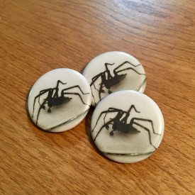Seven legged spider - 1.25 inch button