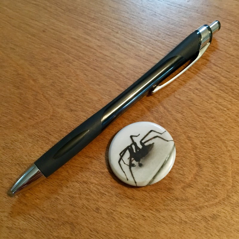 Seven legged spider - 1.25 inch button - Additional Image 1