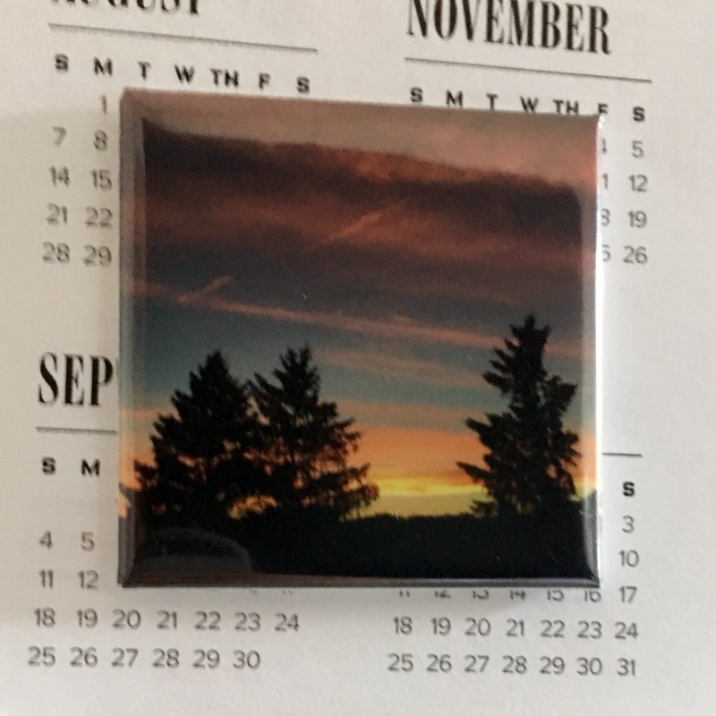 Sunset on Jun 26th, 2016 - 2 inch magnet - Additional Image 3