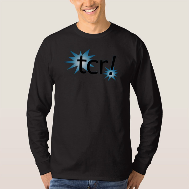 tcr! logo - long sleeve shirt