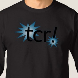 tcr! logo - long sleeve shirt