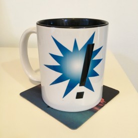 tcr! logo - two-tone mug