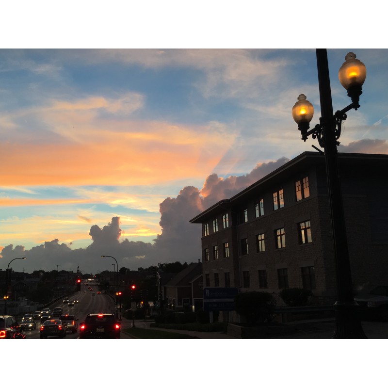 The magnificent skies beyond Geneva, Illinois - photo print - Primary Image