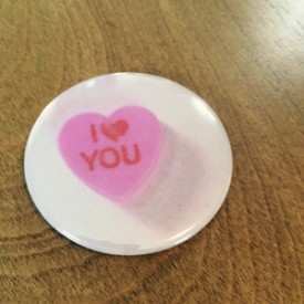 Candy Valentine Heart - 2.25 inch magnet