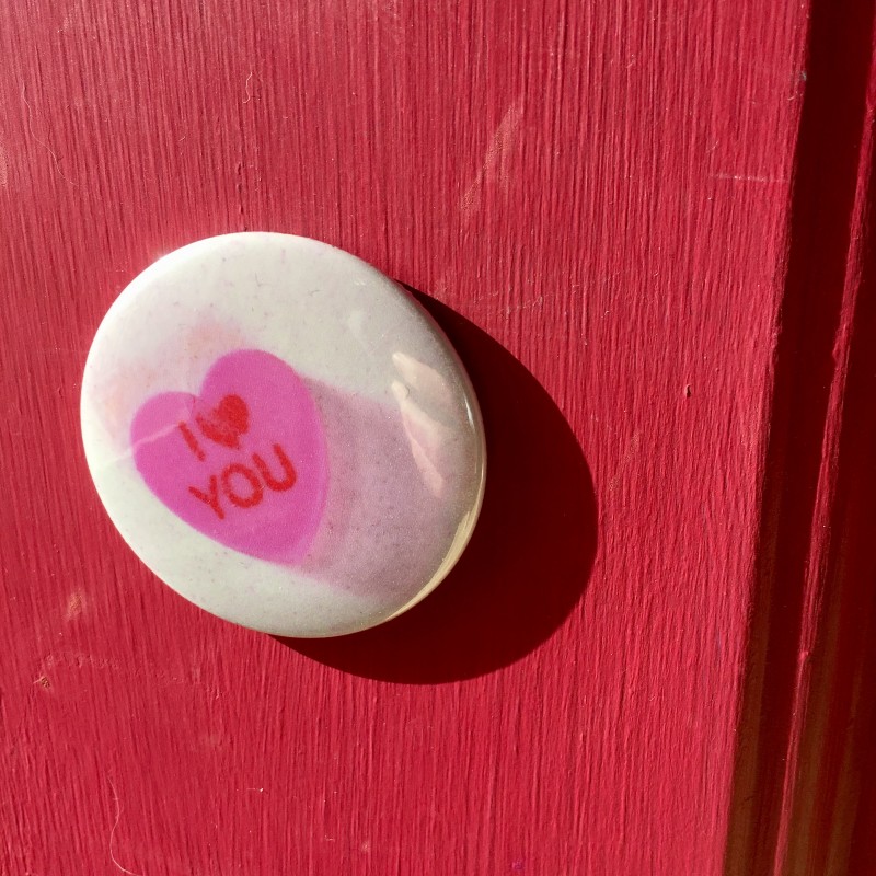 Candy Valentine Heart - 2.25 inch magnet - Additional Image 2