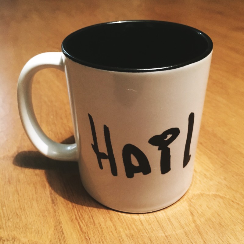Hail Satan - two-tone mug - Primary Image