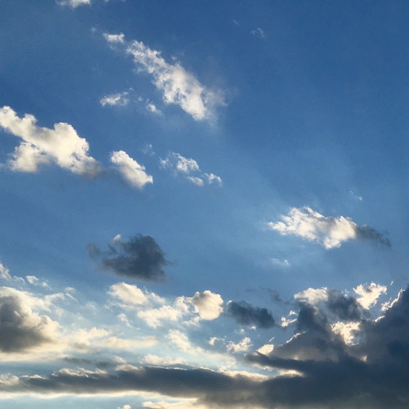 Iowa clouds and sunset - photo print - Additional Image 1