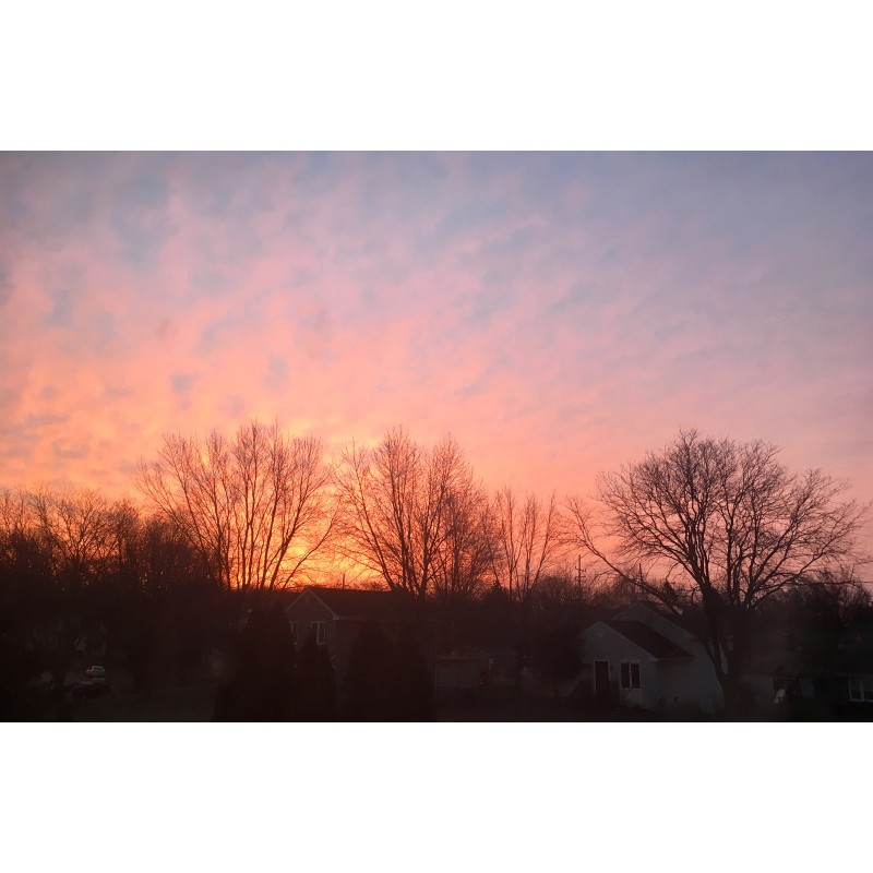Jan 9th pink sunrise - photo print - Primary Image