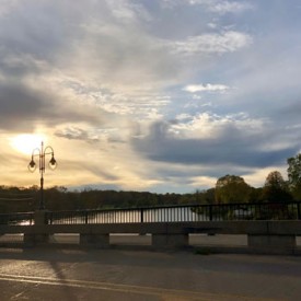 Prairie Street bridge sunrise - photo print