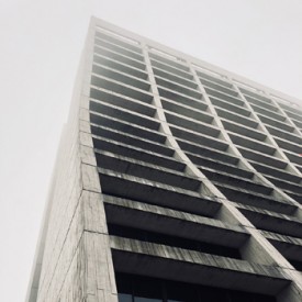 Fermilab’s foggy Wilson Hall (part 1) - photo print
