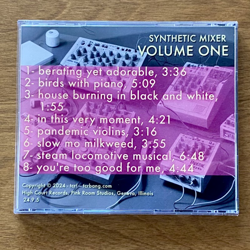 Synthetic Mixer, Volume One - audio CD - Additional Image 3