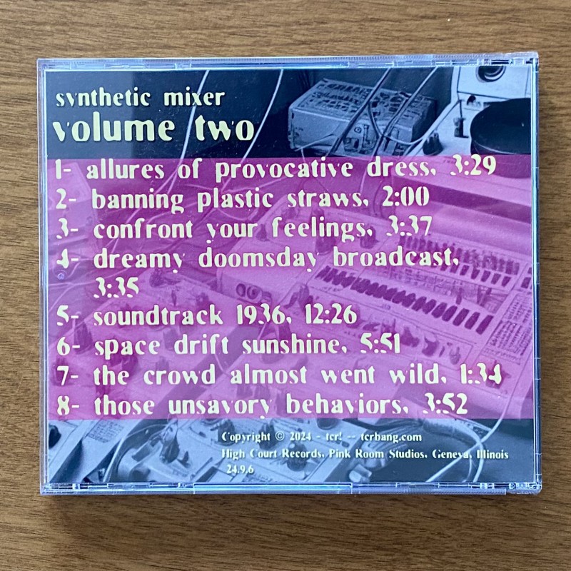 Synthetic Mixer, Volume Two - audio CD - Additional Image 3
