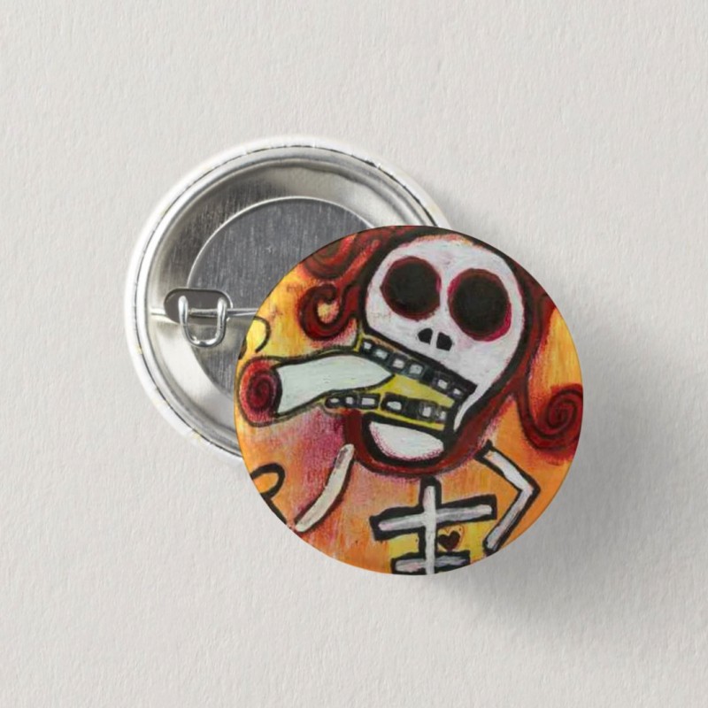 buried at fifty-six - 1.25 inch button - Additional Image 2
