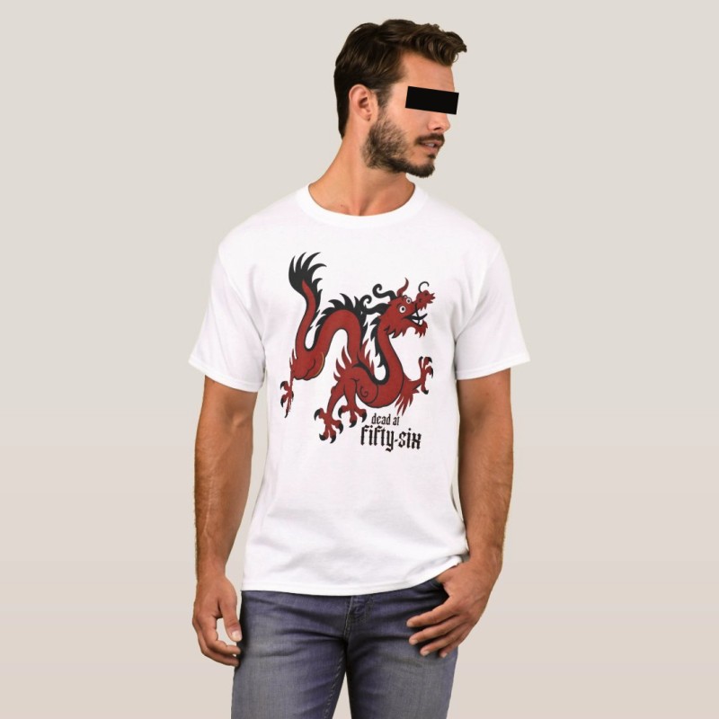 dead at fifty-six - t-shirt - Additional Image 1