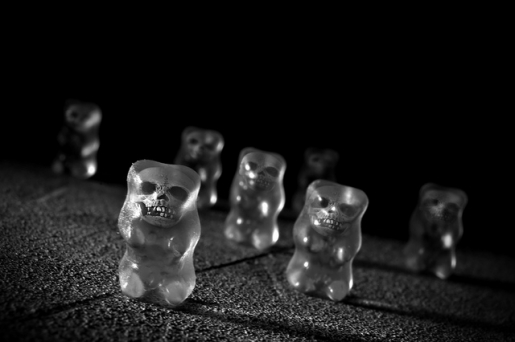 The zombie gummy bears are coming to get you,...