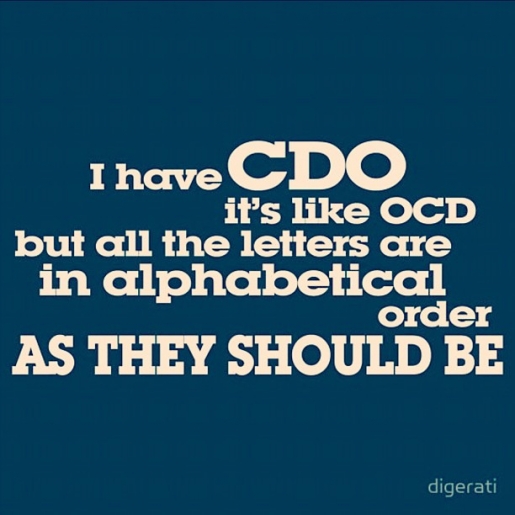 CDO - OCD Spelled Correctly