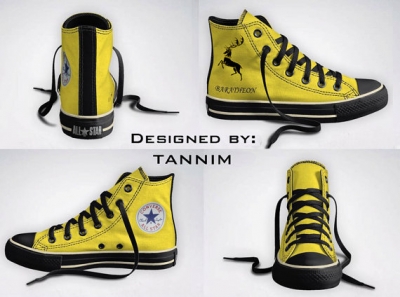 House Baratheon Converse Chucks