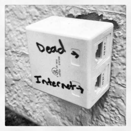 It's Either Dead Technology or the Internet.